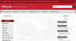 Desktop Screenshot of niskayunaschools.org